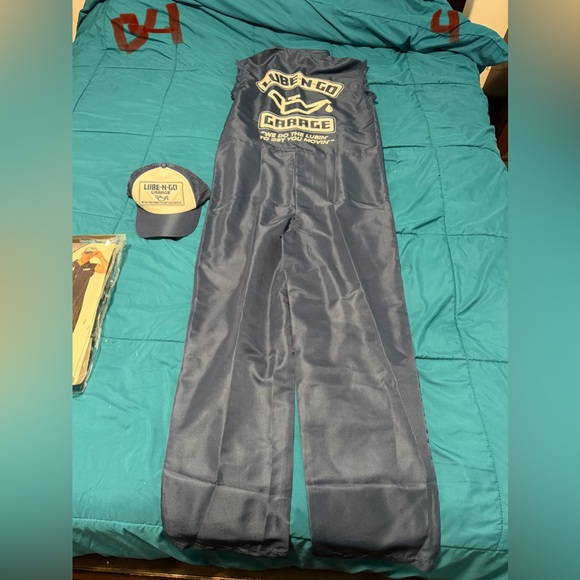 Mens sleeveless mechanic jumpsuit costume XS/S - Picture 5 of 5